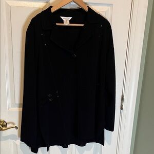 VTG: Misook Elegant Black Coat